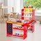 Kids Grocery Store Pretend Play Set with Cash Register Scanner and Scale